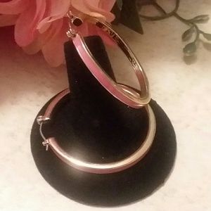 Hoop Earrings Pink